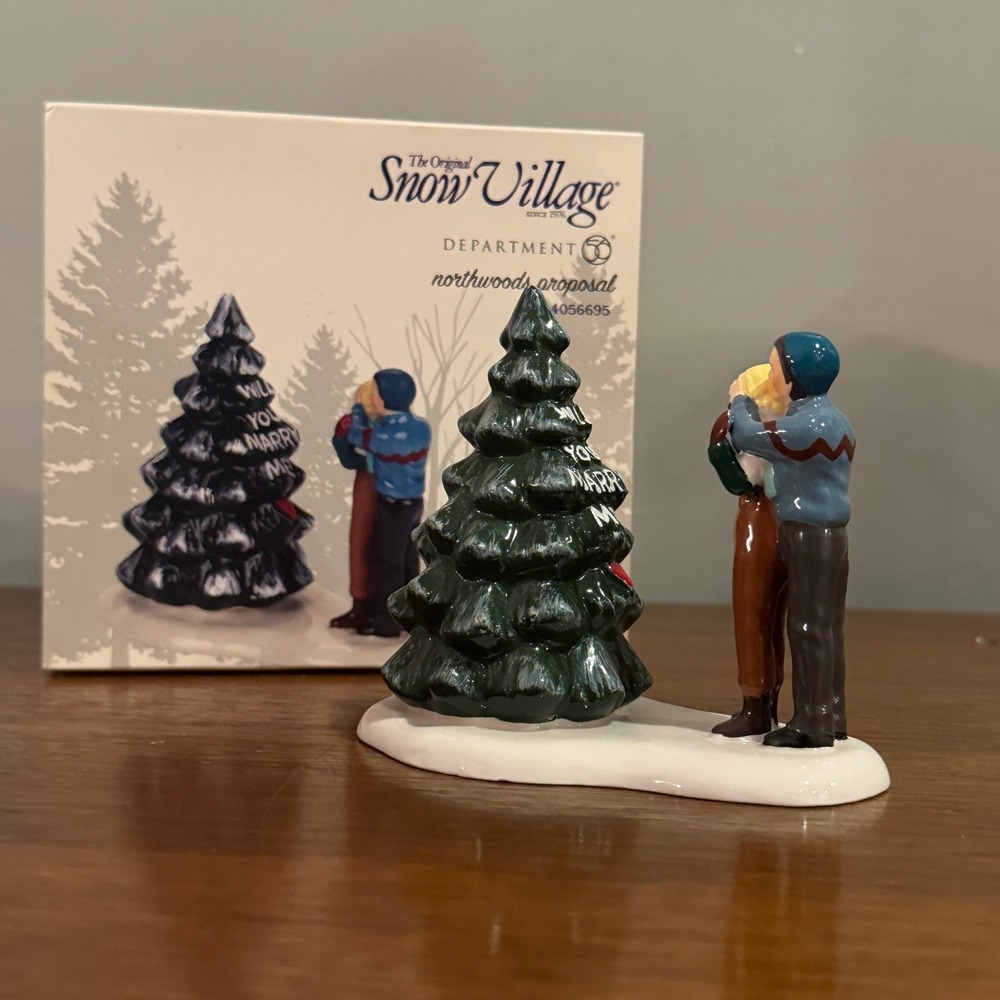Department 56 Northwoods Proposal Snow Village Figurine Dept 56 in Box